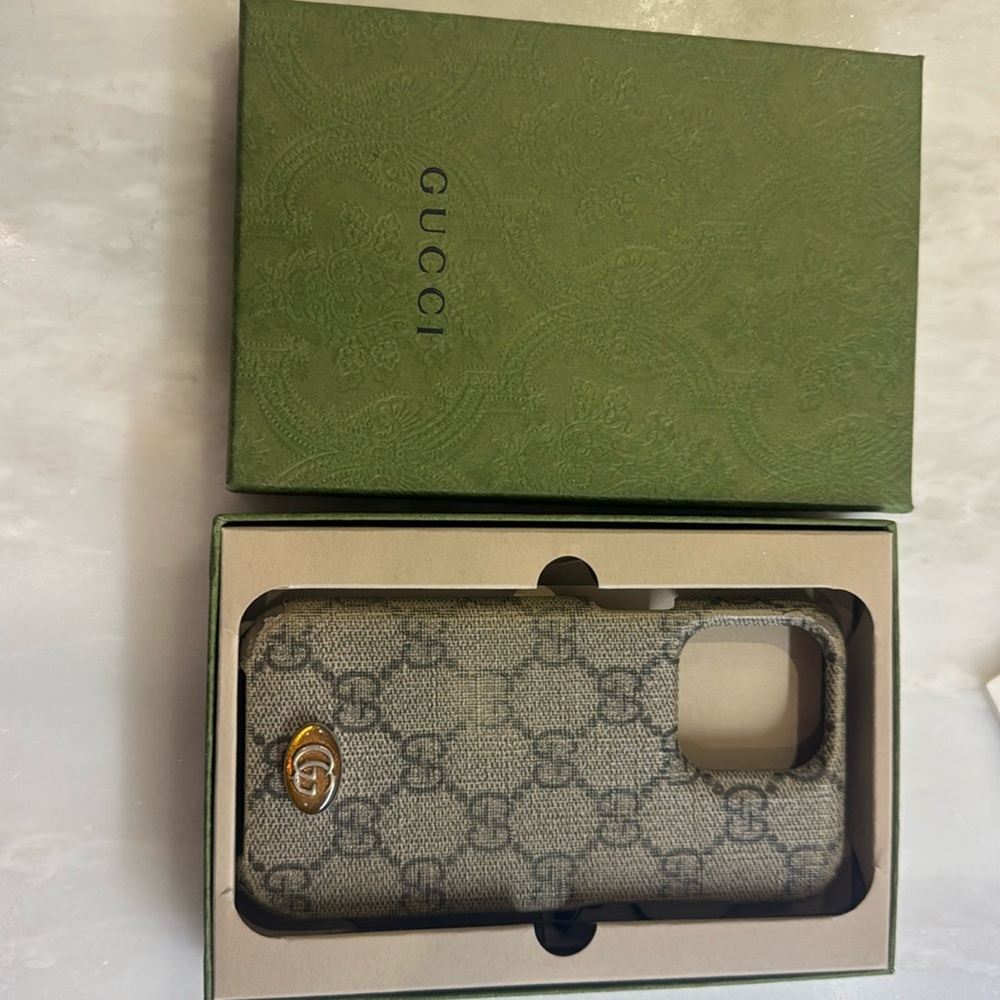 Authentic Gucci IPhone 13 Pro case
